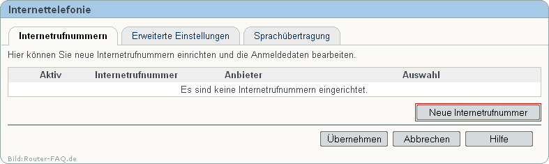 FRITZ!Box: Einrichtung Telefonie Festnetz 04.86 2